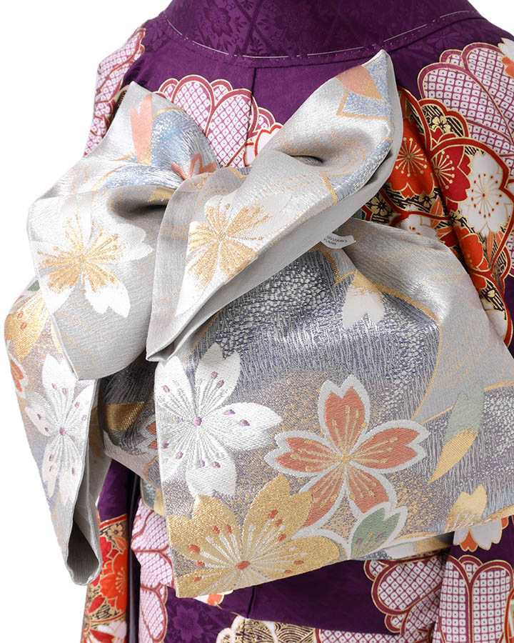 振袖 正絹 着物単品 仕立て上がり 紫地 百花繚乱 NO32186 振袖 着物 単品 合繊 仕立て上がり 紺色 菊の花 成人式 結納 結婚式