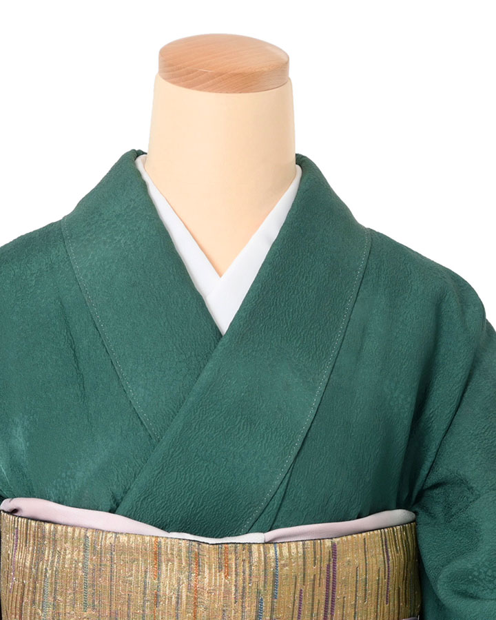 D39 ふさわしい 訪問着 翠山工房 辻ヶ花 正絹 着物 袷 極美品